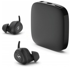 Sennheiser TV Clear 세트 - 패시브 노이즈 캔슬링 및 Bluetooth 기능을 갖춘 무선 TV 이어폰 - 편안한 무선 인이어 TV 헤드셋