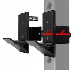 Yes4All 부착물 용량 2x2 튜브용 1000 LBS, J-후크, 스포터 암, 스쿼트 랙용 딥 바를 포함한 1 홀 파워 케이지