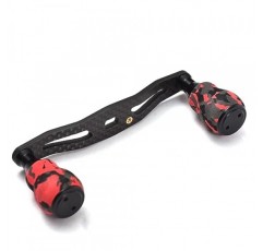 LIXADA 탄소 Baitcasting 트롤링 릴 핸들 왼쪽 오른쪽 초경량 낚시 릴 크랭크 탄소 섬유 낚시 릴 핸들 크랭크 액세서리