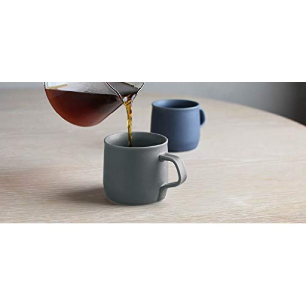 Kinto 26351 FOG 머그, 9.1 fl oz (270 ml), 다크 그레이