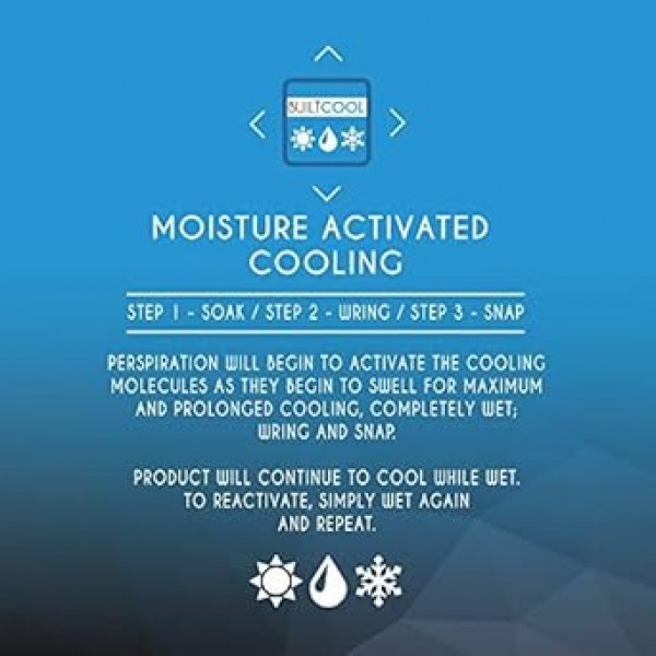 BUILTCOOL 성인 냉각 야구 모자 - 수분 흡수, 경량, 조절 가능, 러닝 및 골프용 성능 볼 캡