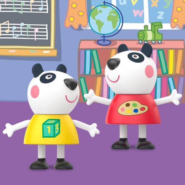 Peppa Pig 그림 8팩 장난감 포함, George Pig, Peggi Panda, Candy Cat 등, Amazon Exclusive, 3세 이상용