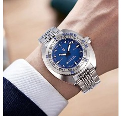 Pagani Design 남성용 시계 자동 기계식 우아한 비즈니스 남성용 시계 일본 무브먼트 NH38 42.7mm 스테인레스 스틸 사파이어 거울 300 M 방수 1719, 실버