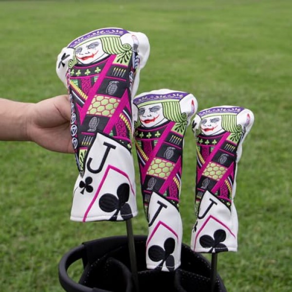 몬텔라 골프 헤드 커버, 플럼 블라썸 라이더 J 골프 클럽 커버 드라이버 커버 페어웨이 우드 헤드커버 하이브리드 커버 스코티 카메론 테일러메이드 타이틀리스트 오