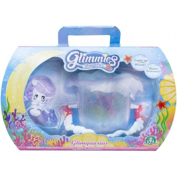 Glimmies 70040431 Aquaria Glimquarius with Fairy Splash Olaya Playset