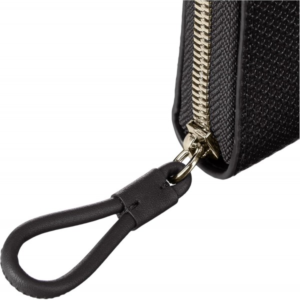 Lacoste Chantaco 레이스 롱 지퍼 지갑 느와르