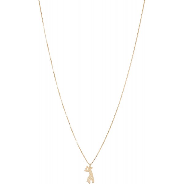 Malaika Raiss 스몰 기린 네크리스 24ct 금도금 - N3175