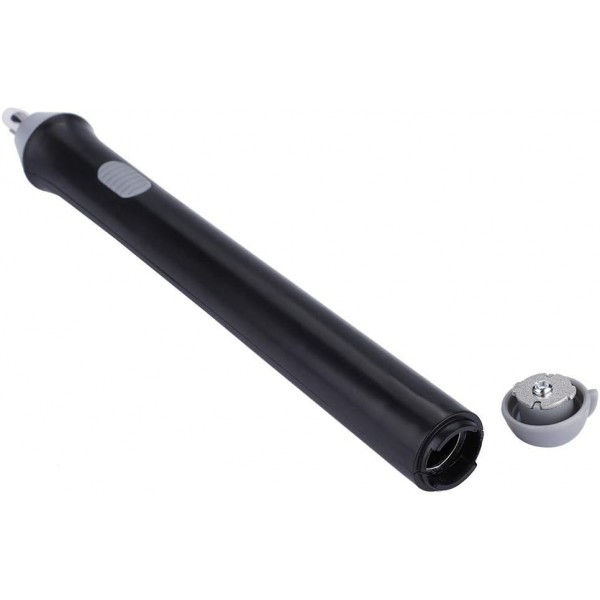 Akozon Electric Battery Powered 자동 지우개 22 지우개 리드 전기 지우개 키트 자동 휴대용 고무 연필 (검정)