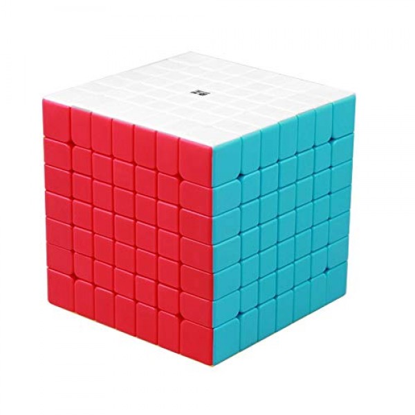 7x7 큐브 스티커가 없는 Qixing 7x7x7 스피드 큐브 퍼즐 선물용 장난감(67mm)