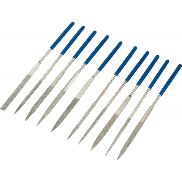 Silverline 633509 다이아몬드 바늘 줄 세트 10pce 10pce 1 10pce