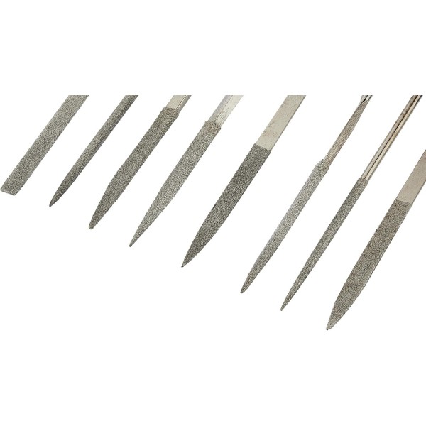 Silverline 633509 다이아몬드 바늘 줄 세트 10pce 10pce 1 10pce