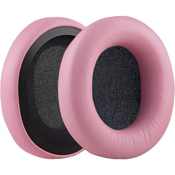 오디오 테크니카 M50X M50XBT M50XBT2 M50 M40X M30 M20 M10 헤드폰 이어패드 이어컵 수리 부품(분홍색)용 Geekria QuickFit 교체용 이어패드