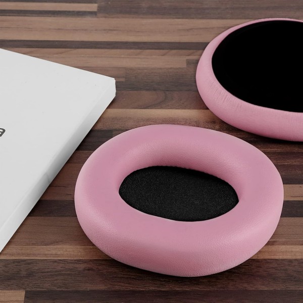 오디오 테크니카 M50X M50XBT M50XBT2 M50 M40X M30 M20 M10 헤드폰 이어패드 이어컵 수리 부품(분홍색)용 Geekria QuickFit 교체용 이어패드