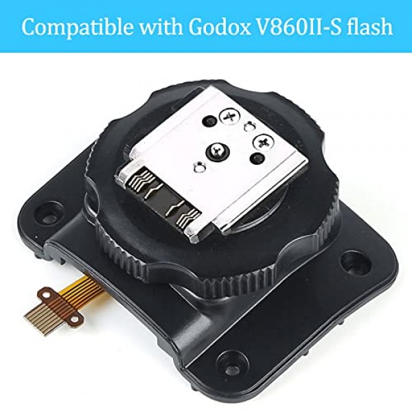 Godox V860II-S 핫슈 교체 마운트 풋, V860II 소니 플래시 핫슈 교체용 스피드라이트 플래시 수리 부품(금속 버전 업그레이드)