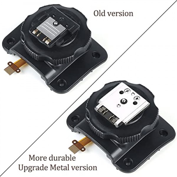 Godox V860II-S 핫슈 교체 마운트 풋, V860II 소니 플래시 핫슈 교체용 스피드라이트 플래시 수리 부품(금속 버전 업그레이드)