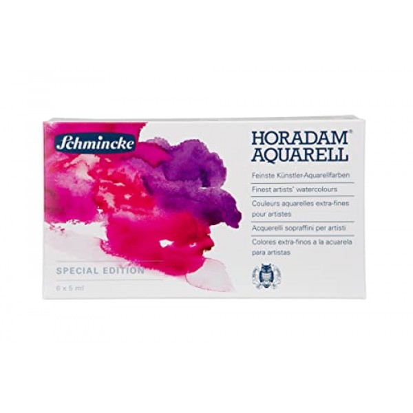 Schmincke 74870 수채화 물감 팔레트, 6개 세트