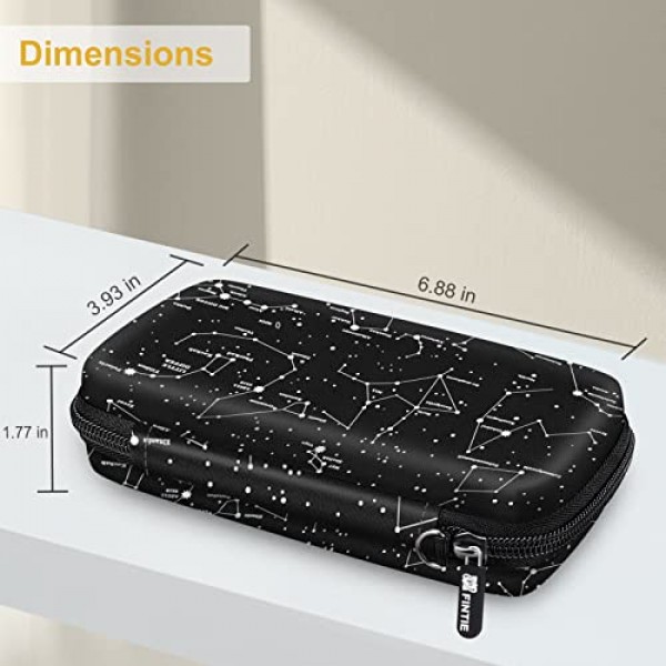 Kodak Step/Kodak Mini 2 HD/Kodak PRINTOMATIC/Kodak 스마일 카메라 및 프린터용 Fintie 보호 케이스 - 내부 포켓이 포함된 충격 방지 하드 쉘 휴대용 케이스, 별자리