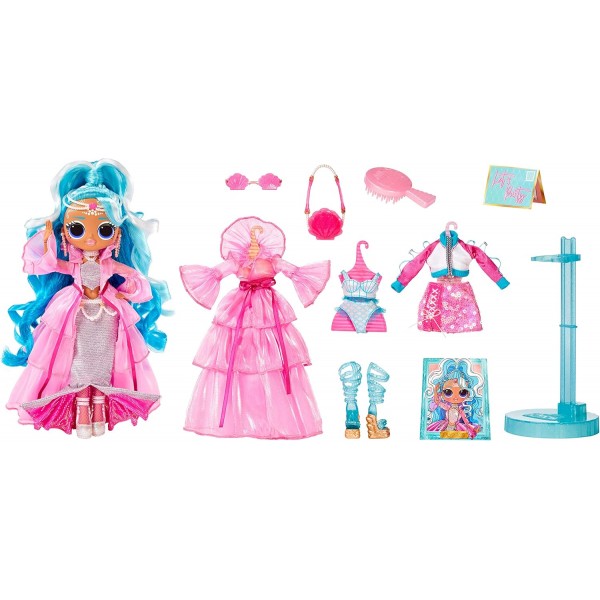 ㅋㅋㅋ. 놀라다! OMG Queens 패션 인형 - SPLASH BEAUTY - 125가지 이상의 믹스 앤 매치 룩 포함 - 의상, 액세서리, 헤어 컬러 변경 등 포함 - 수집 가능 - 4세 이상 싱글 남녀