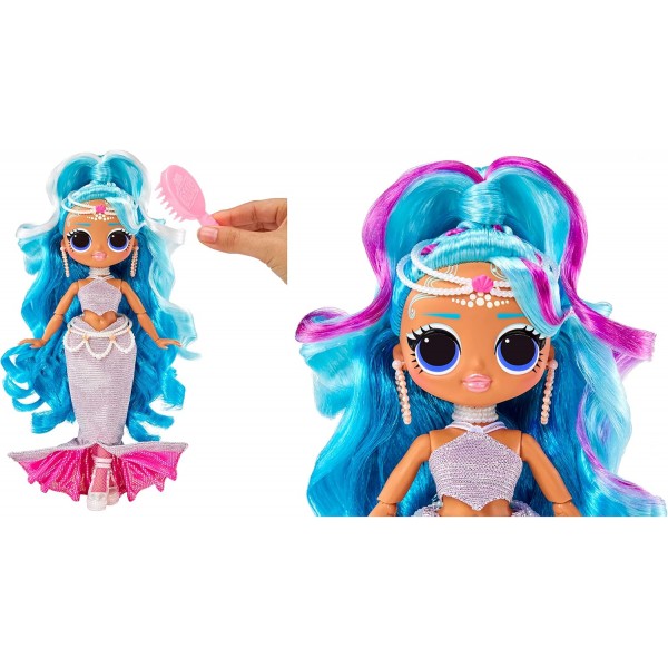 ㅋㅋㅋ. 놀라다! OMG Queens 패션 인형 - SPLASH BEAUTY - 125가지 이상의 믹스 앤 매치 룩 포함 - 의상, 액세서리, 헤어 컬러 변경 등 포함 - 수집 가능 - 4세 이상 싱글 남녀