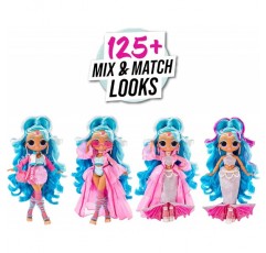 ㅋㅋㅋ. 놀라다! OMG Queens 패션 인형 - SPLASH BEAUTY - 125가지 이상의 믹스 앤 매치 룩 포함 - 의상, 액세서리, 헤어 컬러 변경 등 포함 - 수집 가능 - 4세 이상 싱글 남녀