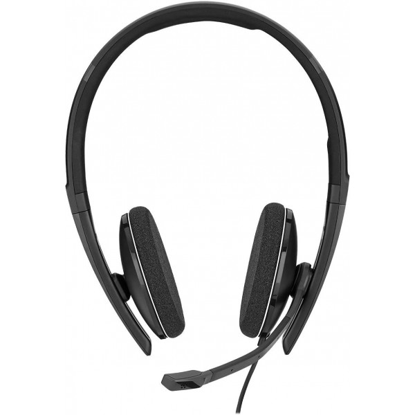 Sennheiser PC 8.2 CHAT, 편안한 게임, e-러닝 및 음악을 위한 유선 헤드셋, 잡음 제거 마이크 및 Amazon Basics USB 3.0 연장 케이블(A male to A female) 3m
