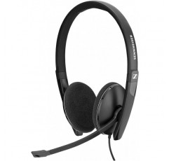 Sennheiser PC 8.2 CHAT, 편안한 게임, e-러닝 및 음악을 위한 유선 헤드셋, 잡음 제거 마이크 및 Amazon Basics USB 3.0 연장 케이블(A male to A female) 3m