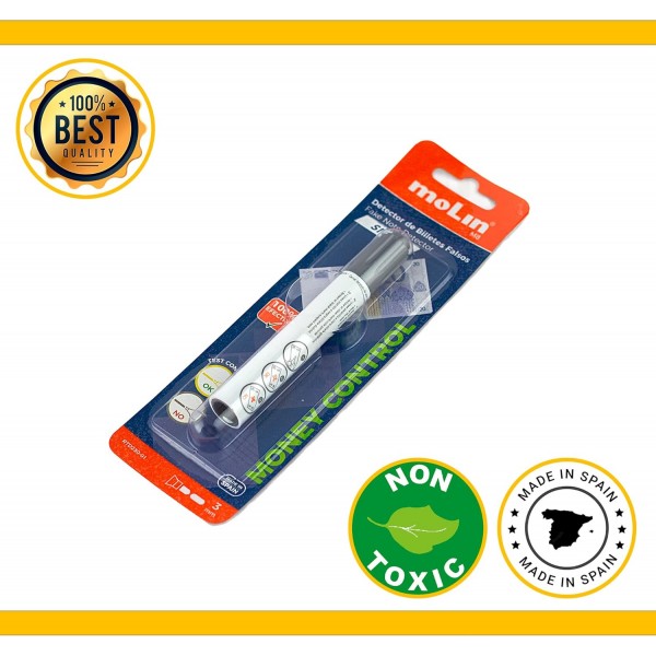 2 x Bill Validator 위조 지폐 1, 2, 4 팩, 유로, 달러, 파운드 등을 위한 1, 2, 4 팩 볼펜