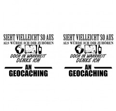 Samunshi® I'm think of 지오캐싱 커피잔 찻잔 커피포트 커피잔 머그 H:95mm/D:82mm black black/black