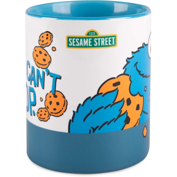 세서미 스트리트 머그 Cookie Monster - Me can't stop coffee mug 머그 세라믹 화이트 320ml