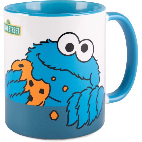 세서미 스트리트 머그 Cookie Monster - Me can't stop coffee mug 머그 세라믹 화이트 320ml