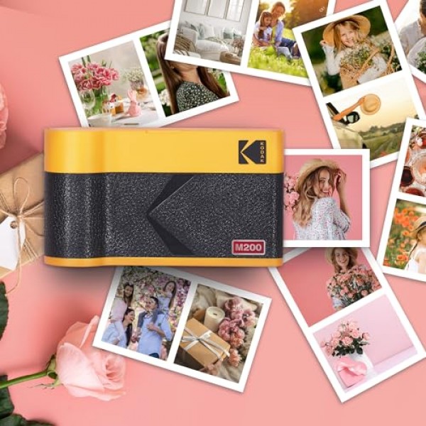 KODAK Mini ERA 4PASS 휴대용 포토 프린터(노란색, Mini 2 ERA, 프린터 + 68매)