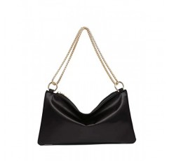 Verdusa 여성용 새틴 이브닝 핸드백 숄더백 지갑