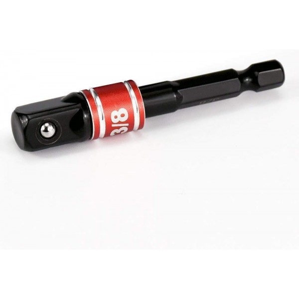 Guyiste 3-Piece 1/4인치 3/8인치 1/2인치 육각 소켓 어댑터 소켓 어댑터 소켓 스패너 너트 세트 무선 드라이버용 잉크 리본이 있는 연결 헤드 확장