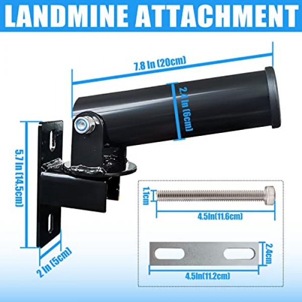 스쿼트 랙 또는 벽걸이용 BLUSLM T 바 행 플랫폼 지뢰 부착 장치는 2인치 올림픽 바벨, 지뢰 베이스 체육관 장비, 대부분의 파워 랙용 파워 케이지 지뢰에 적합합니다.