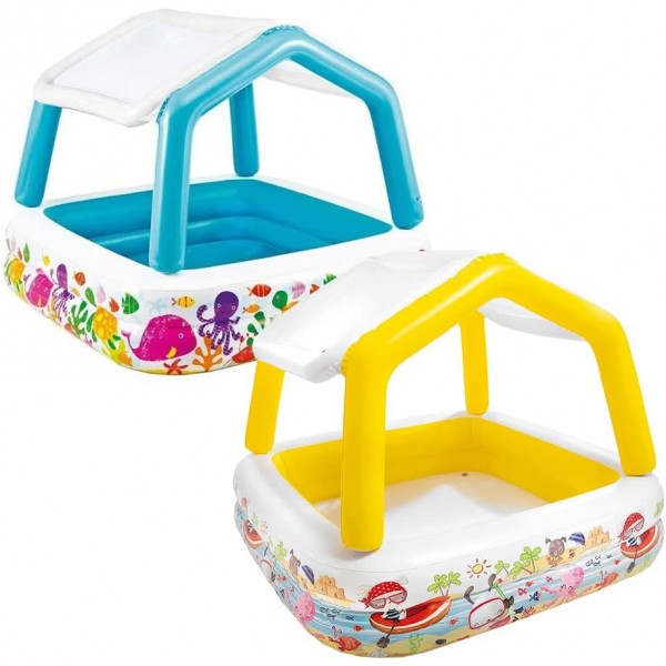 Intex Parasol Aquarium Pool, 다채로운, 157x157x122 cm, 57470, 다양한 색상, 1개