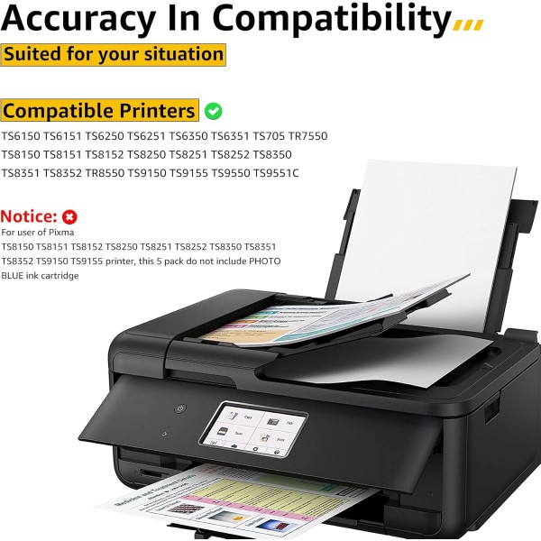 CMYBabee 호환 잉크 카트리지 교체 캐논 PGI-580XXL CLI-581XXL 캐논 PIXMA TS6150 TS6151 TS6250 TS6251 TR7550 TS8150 TS8151 TS8250 TS8251 TS8250 TS8251 TS8252 TS8