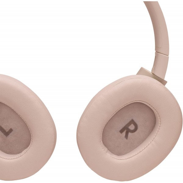 JBL Tune 710 BT - 핑크 색상의 접이식 블루투스 오버이어 헤드폰 - JBL 퓨어 베이스 사운드를 지원하는 무선 이어폰 - 최대 50시간 동안 핑크 싱글의 긴 음악 감상