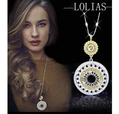 LOLIAS 여성을위한 6 개의 긴 펜던트 목걸이 팩 패션 주얼리 간단한 긴 깃털 잎 하트 청록색 의상 Y 목걸이 여성 성명서 긴 목걸이 세트 Boho