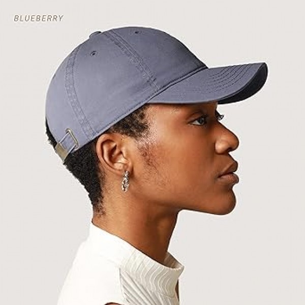CHOK.LIDS 매일 프리미엄 아빠 모자 남성과 여성을위한 유니섹스 코튼 야구 모자 조정 가능한 경량 폴로 스타일 곡선 브림