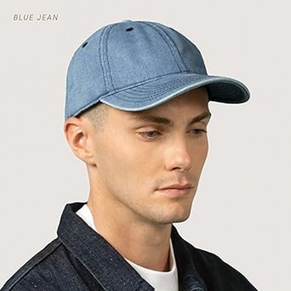 CHOK.LIDS 매일 프리미엄 아빠 모자 남성과 여성을위한 유니섹스 코튼 야구 모자 조정 가능한 경량 폴로 스타일 곡선 브림