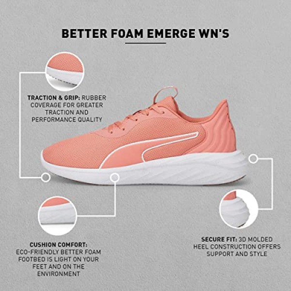 PUMA 여성용 Better Foam Emerge WN 운동화