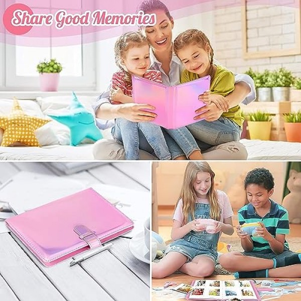 Fujifilm Instax Mini 카메라용 256 포켓 사진 앨범, Fujifilm Instax Mini 11 12 9 40 Evo Liplay 8 7+ 즉석 카메라, Kodak HP Zink 2x3 사진용 사진 앨범, 폴라로이드 카메라