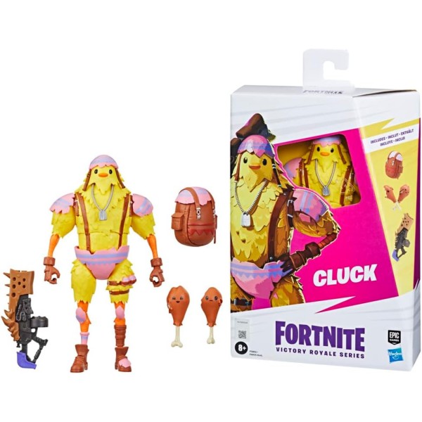 Hasbro Fortnite Victory Royale Series Cluck Collectible 액션 피규어(액세서리 포함) - 8세 이상, 15cm