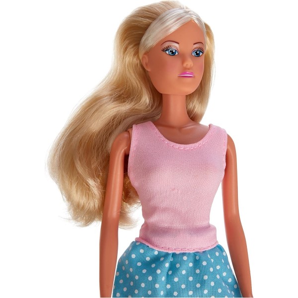 STEFFI LOVE 105730472002 Schoolmistress-Doll Mannequin 29cm-보드 및 액세서리 + 4 Puppe Students, Mehrfarbig