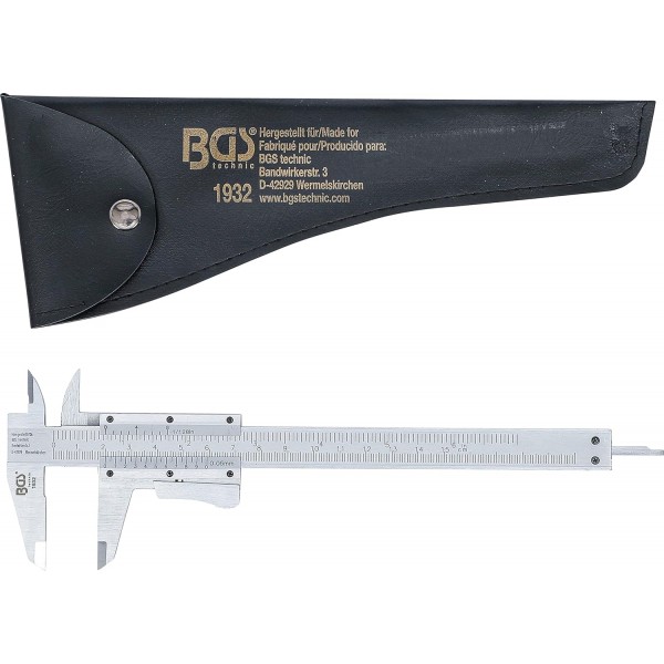 BGS 1932 | 정밀 버니어 캘리퍼스 | 0 - 150mm