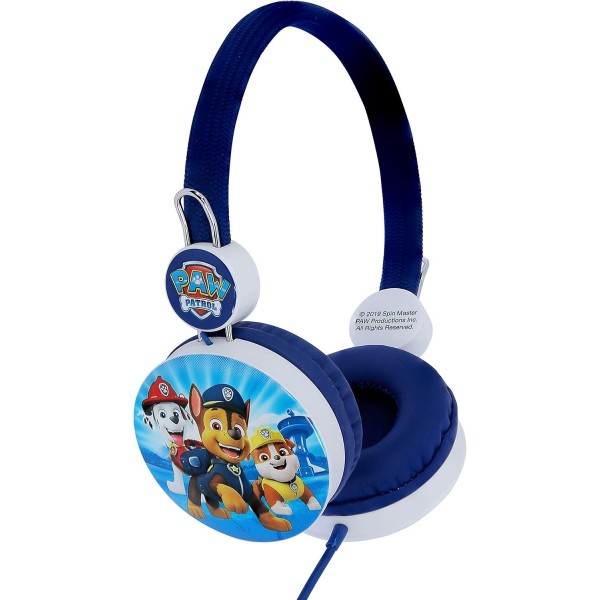 볼륨 제한(최대 85dB) 및 조정 가능한 헤드밴드가 있는 아동용 OTL Technologies Paw Patrol 스테레오 헤드셋