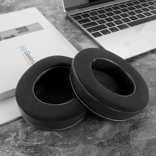 Razer Kaira Pro, Kaira Pro Halo Infinite Edition, Kaira X, Kaira 헤드폰 이어패드 이어컵용 Geekria 교체용 이어패드(검은색)