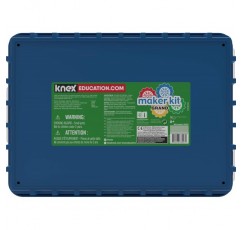 K'Nex 78497 교육용 메이커 키트 대형 아동용 조립 세트, 대규모 그룹을 위한 863피스 스템 학습 키트, 64페이지 조립 안내서 및 보관 케이스, 6세 어린이용 조립 완구 + 메