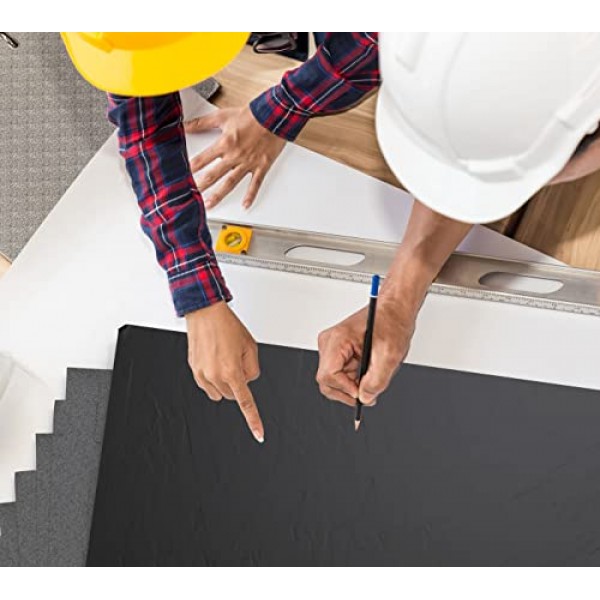 MyArtscape 흑연 전사지, 18 x 24 - 10매 - 검정색 왁스 카본 페이퍼 - 그리기, 추적 및 전사용 - 고급 예술 및 공예 용품