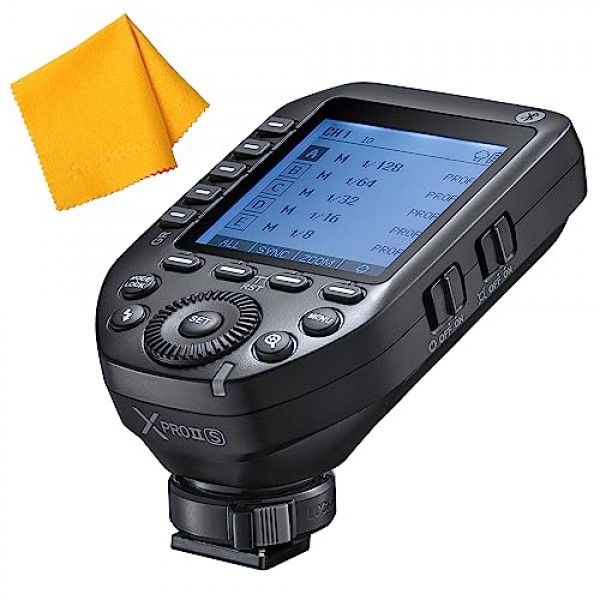 소니 카메라용 GODOX XProII-S TTL 무선 플래시 트리거, 2.4G 무선 플래시 송신기 HSS 1/8000S, 블루투스 연결, TCM 변환 기능, 새로운 핫슈 잠금, 대형 LCD 디스플레이